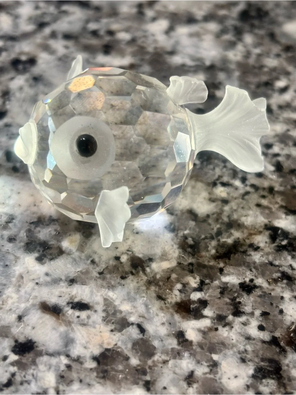 Vintage Swarovski Crystal Puffer Fish Figurine - Picture 4 of 10
